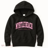 Retro Myrtle Beach South Carolina Beach Summer Kids Hoodie thumb 0