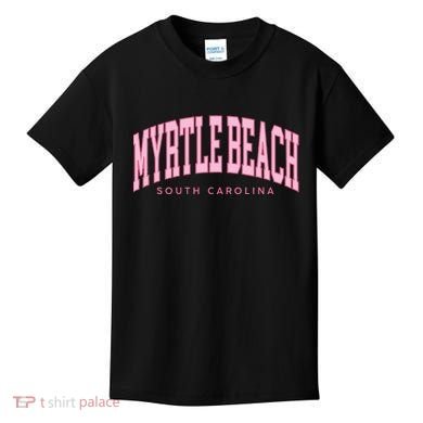 Retro Myrtle Beach South Carolina Beach Summer Kids T-Shirt