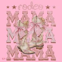 Rodeo Mama Boots Coquette Cow Girl Birthday Party Coaster thumb 2