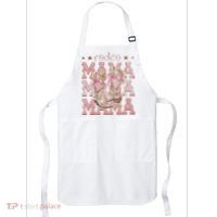 Rodeo Mama Boots Coquette Cow Girl Birthday Party Apron thumb 0