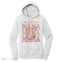 Rodeo Mama Boots Coquette Cow Girl Birthday Party Women's Hoodie thumb 0