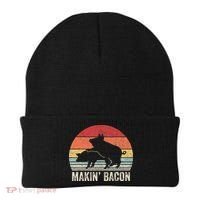 Retro Makin Bacon Pork Bacon Beanie thumb 0