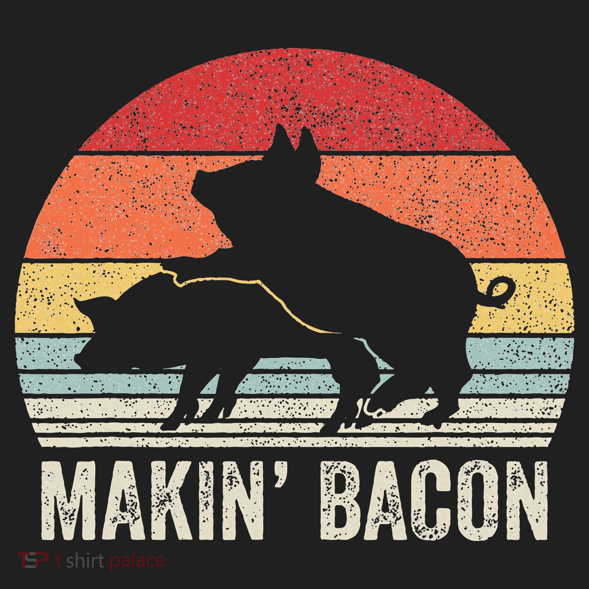 Retro Makin Bacon Pork Bacon Beanie