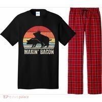 Retro Makin Bacon Pork Bacon Pajama Set thumb 0