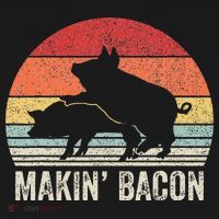 Retro Makin Bacon Pork Bacon Polo thumb 3