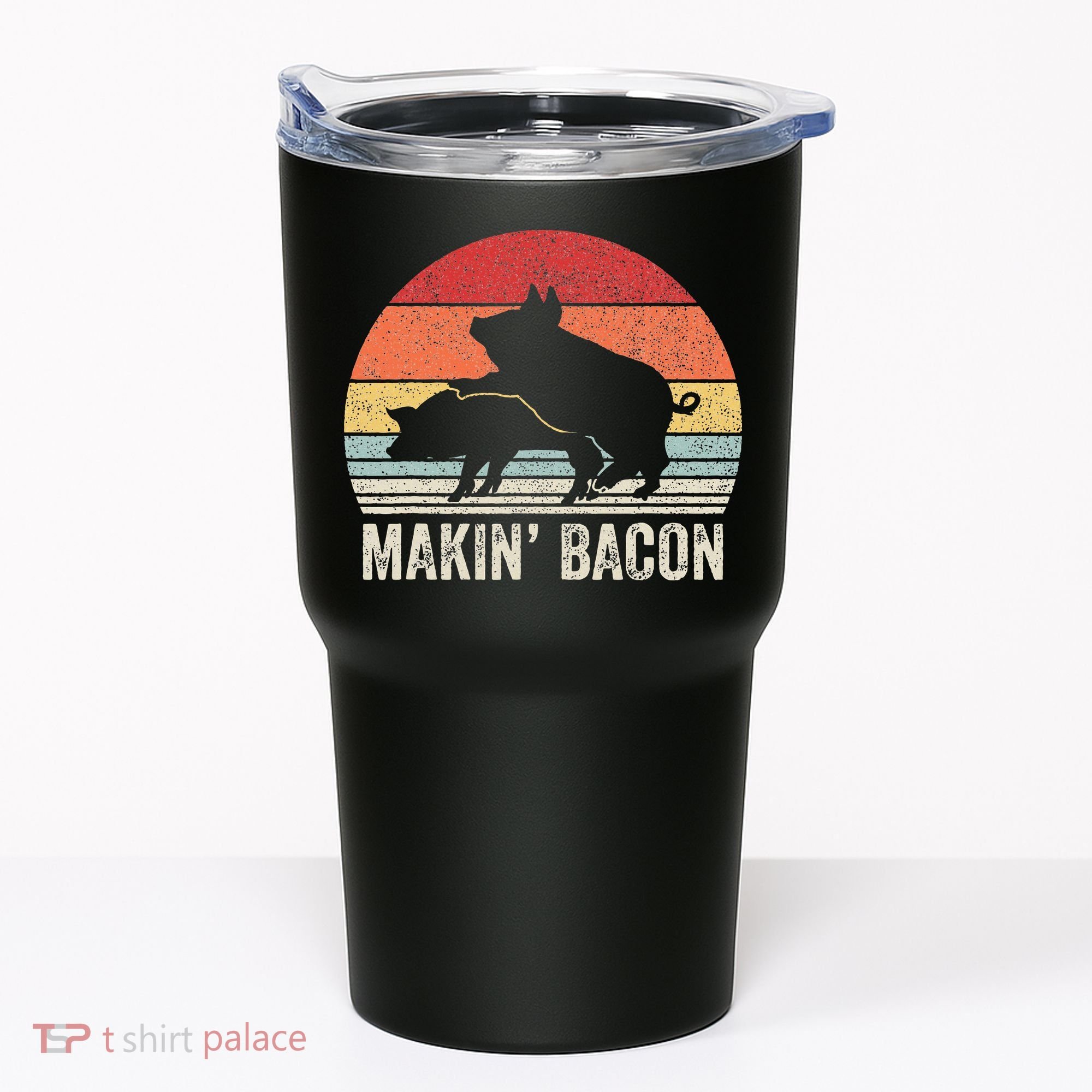 Retro Makin Bacon Pork Bacon Tumbler