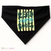 Read More Books Stripes Bookish Gift USA-Made Doggie Bandana thumb 0
