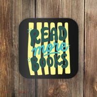 Read More Books Stripes Bookish Gift Coaster thumb 0