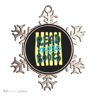 Read More Books Stripes Bookish Gift Ornament