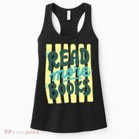 Read More Books Stripes Bookish Gift Women's Tank Top thumb 0