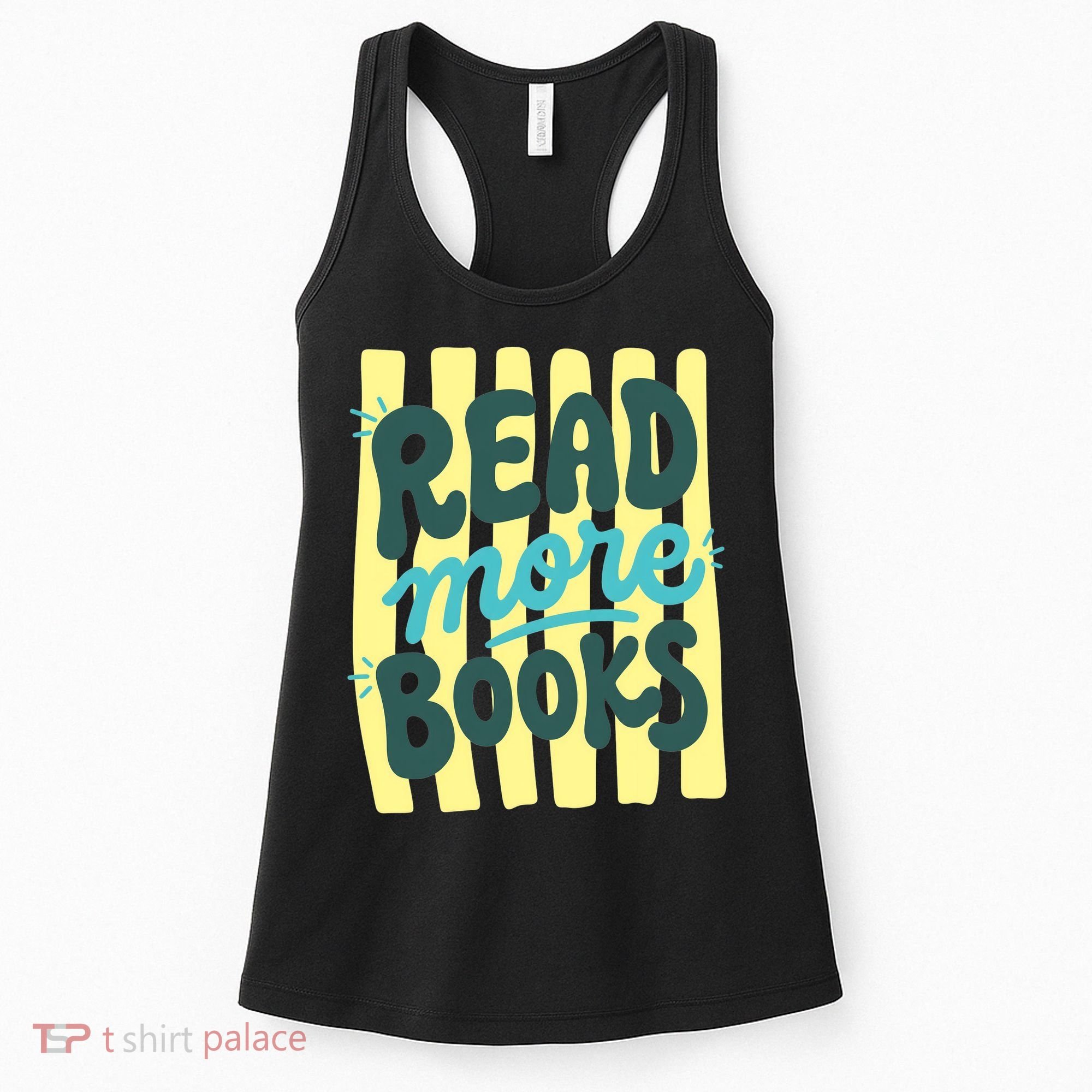 Read More Books Stripes Bookish Gift Women's Tank Top