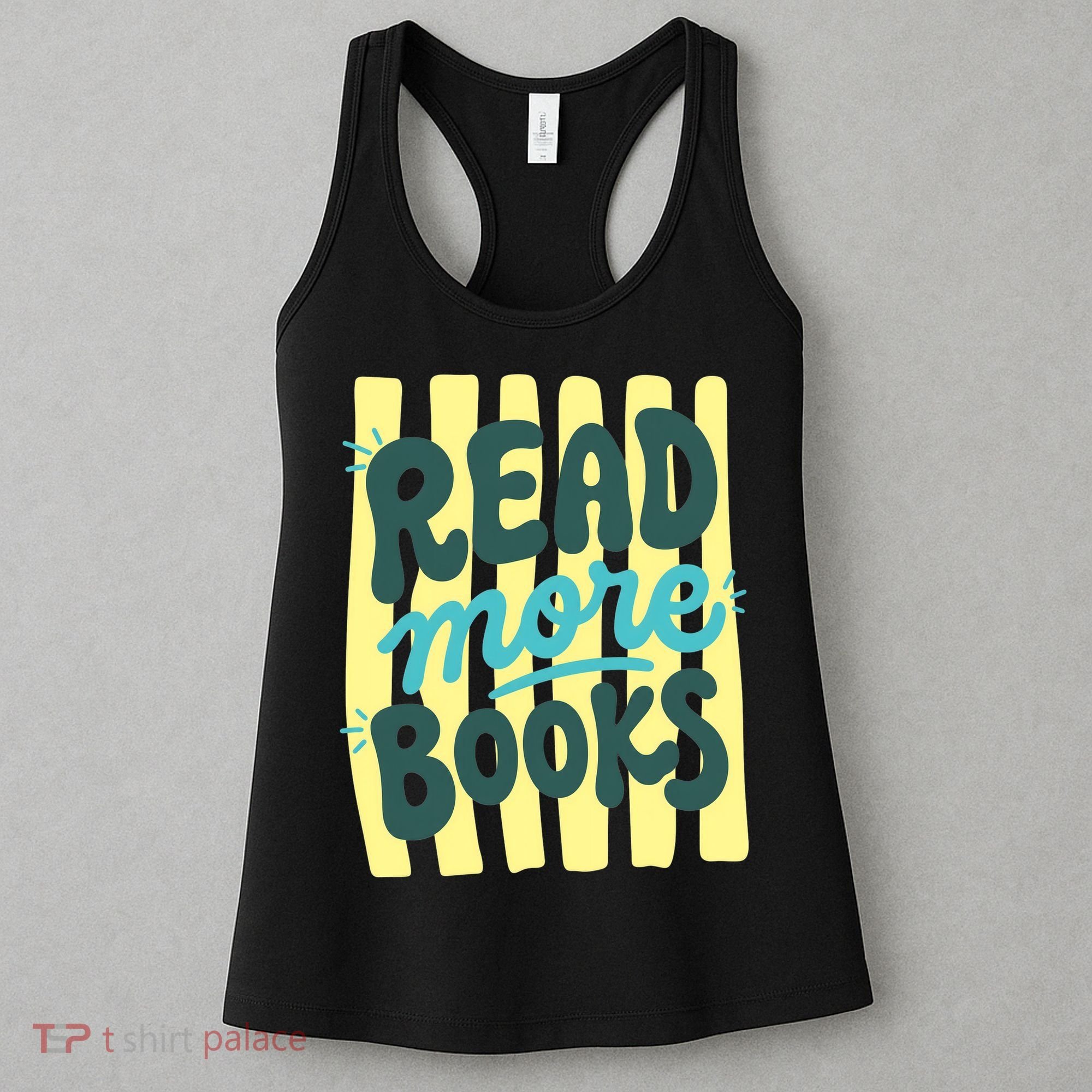 Read More Books Stripes Bookish Gift Women's Tank Top