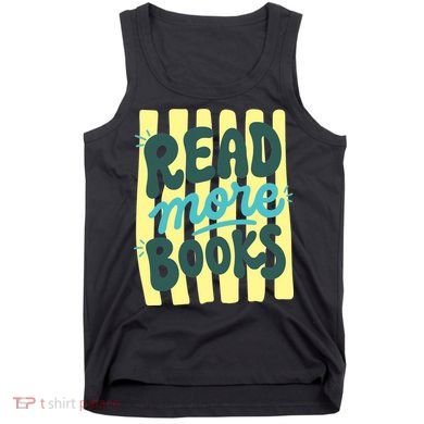 Read More Books Stripes Bookish Gift Tank Top