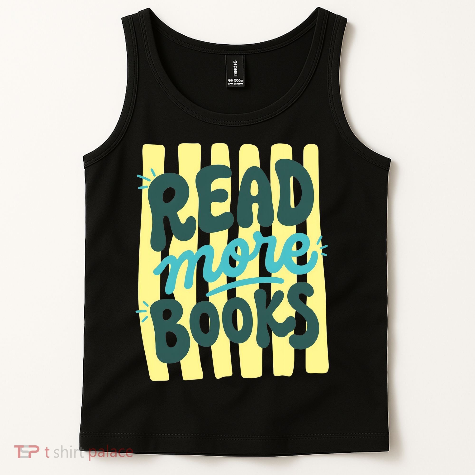 Read More Books Stripes Bookish Gift Tank Top