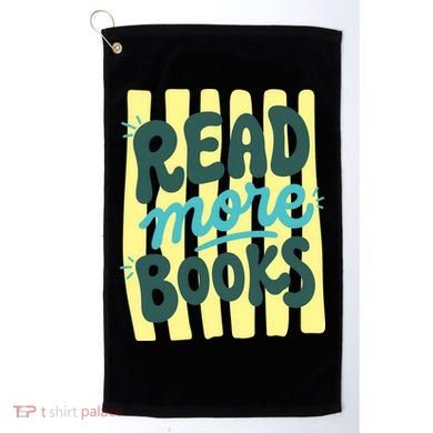 Read More Books Stripes Bookish Gift Golf Towel