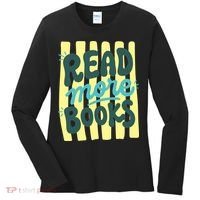 Read More Books Stripes Bookish Gift Women's Long Sleeve Shirt thumb 0