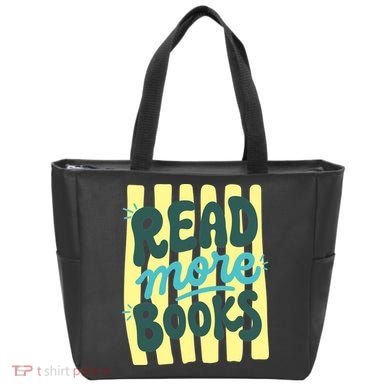 Read More Books Stripes Bookish Gift Tote Bag
