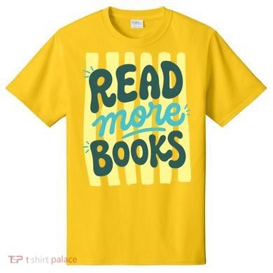 Read More Books Stripes Bookish Gift T-Shirt