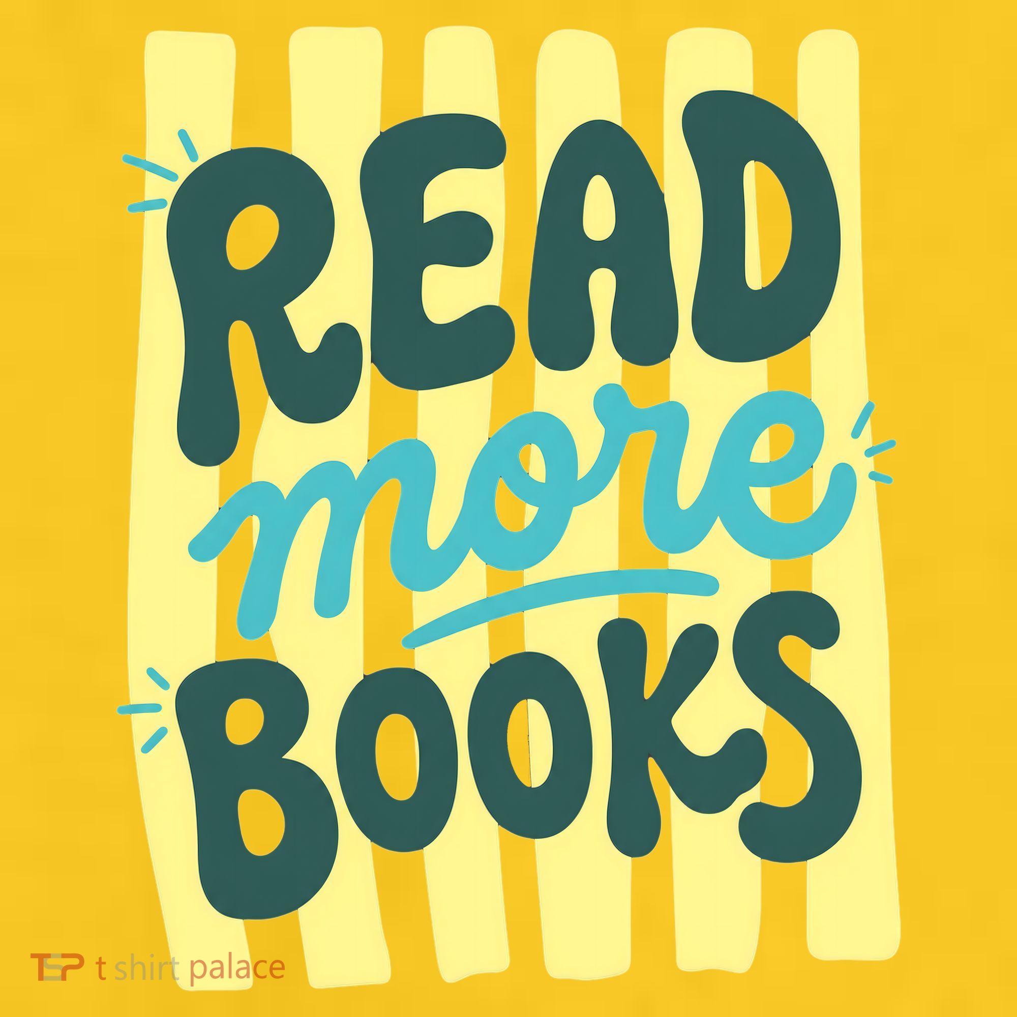 Read More Books Stripes Bookish Gift Kids T-Shirt