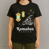 Ramadan Mubarak Cool Islamic Fasting Outfit T-Shirt thumb 4
