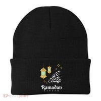 Ramadan Mubarak Cool Islamic Fasting Outfit Beanie thumb 0