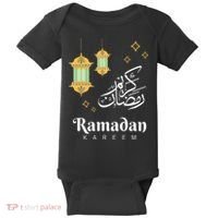 Ramadan Mubarak Cool Islamic Fasting Outfit Baby Bodysuit thumb 0