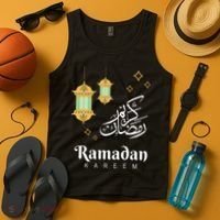 Ramadan Mubarak Cool Islamic Fasting Outfit Tank Top thumb 4