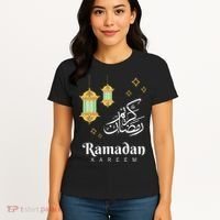 Ramadan Mubarak Cool Islamic Fasting Outfit Women's T-Shirt thumb 4