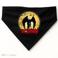 Retro Mothman Cover USA-Made Doggie Bandana thumb 0