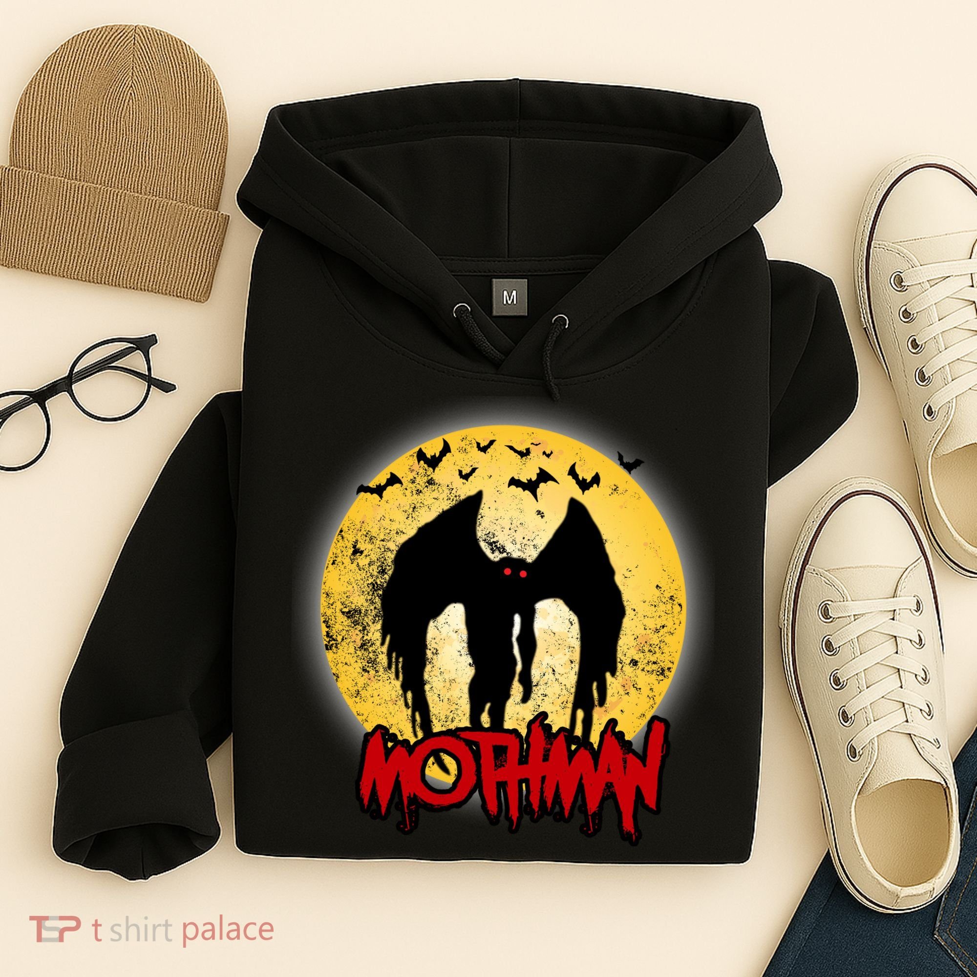 Retro Mothman Cover Hoodie
