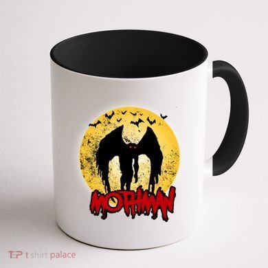 Retro Mothman Cover Coffee Mug back