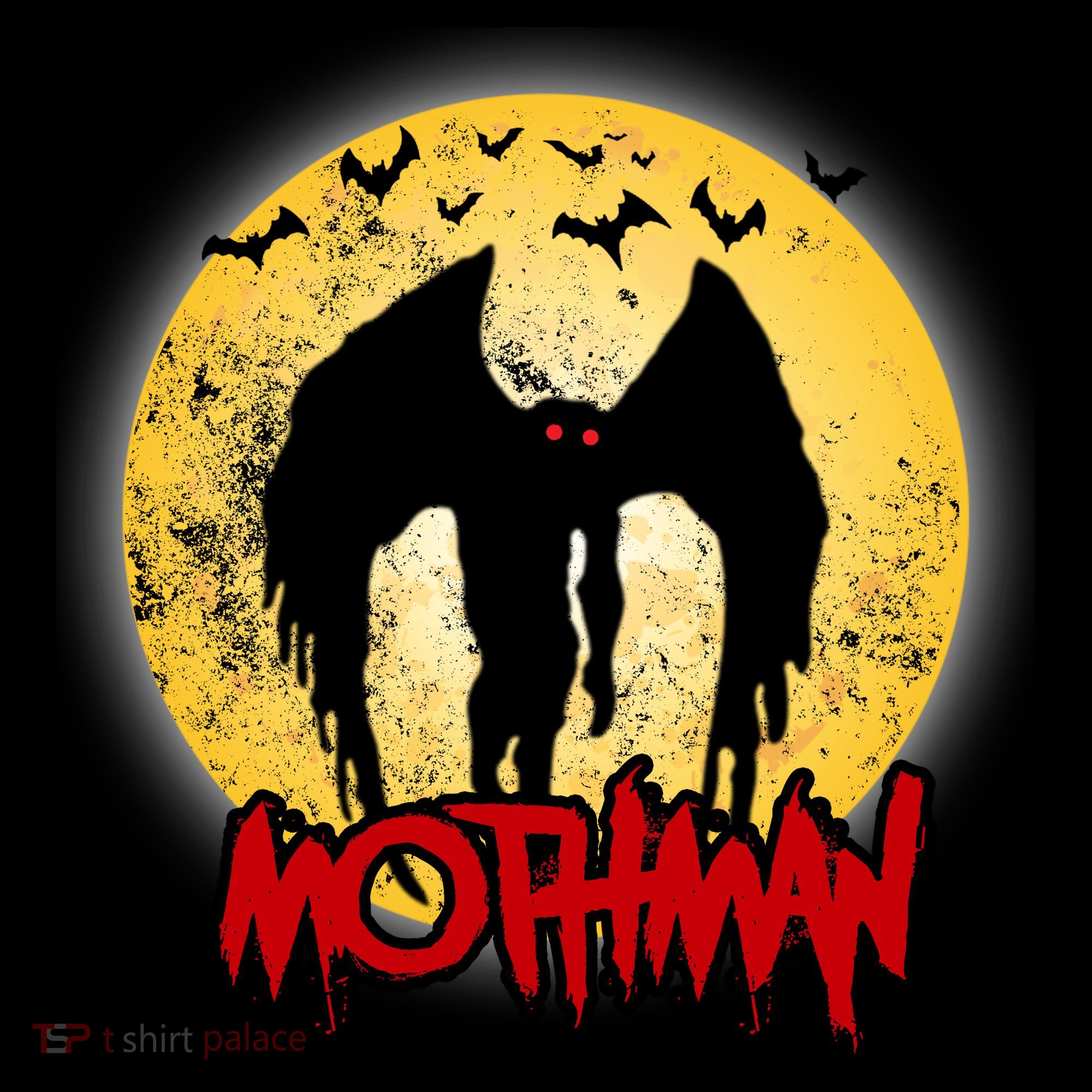 Retro Mothman Cover Coaster
