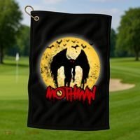 Retro Mothman Cover Golf Towel thumb 1