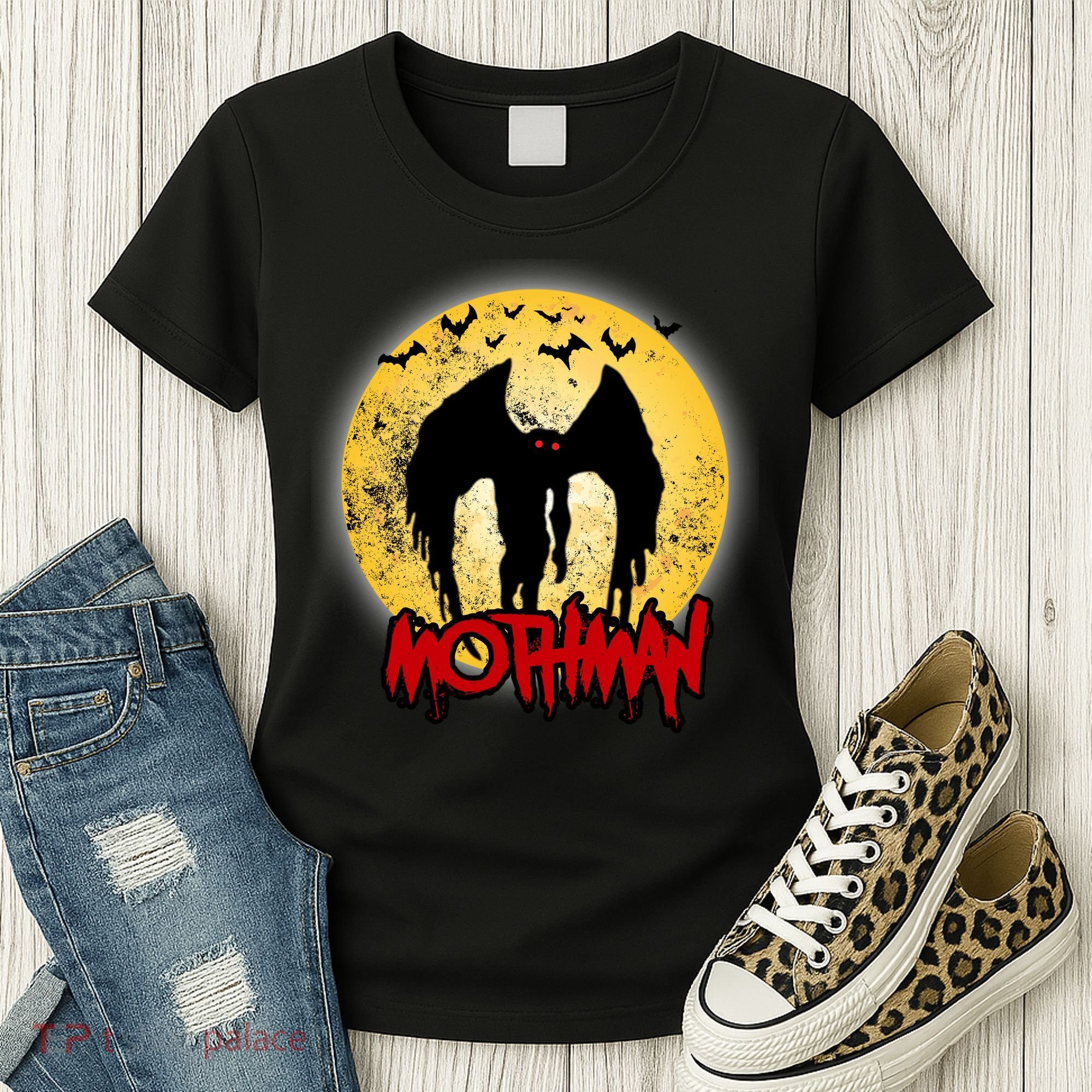 Retro Mothman Cover Women's T-Shirt