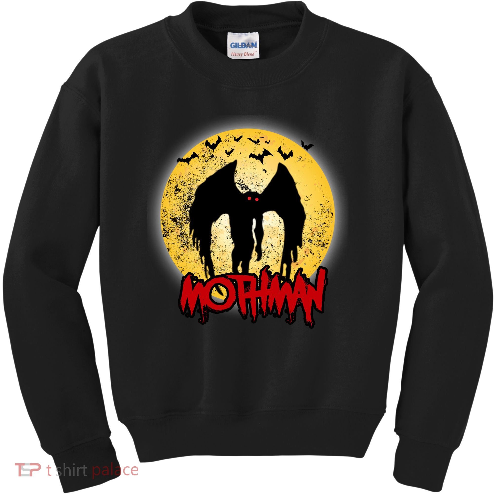 Retro Mothman Cover Kids Sweatshirt