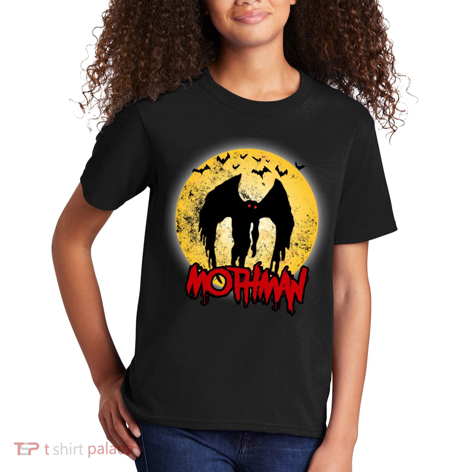 Retro Mothman Cover Kids T-Shirt