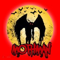 Retro Mothman Cover Santa Hat thumb 1