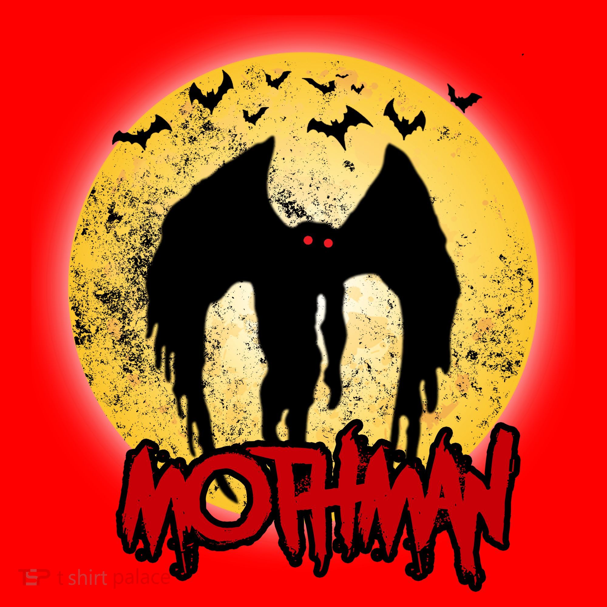 Retro Mothman Cover Santa Hat
