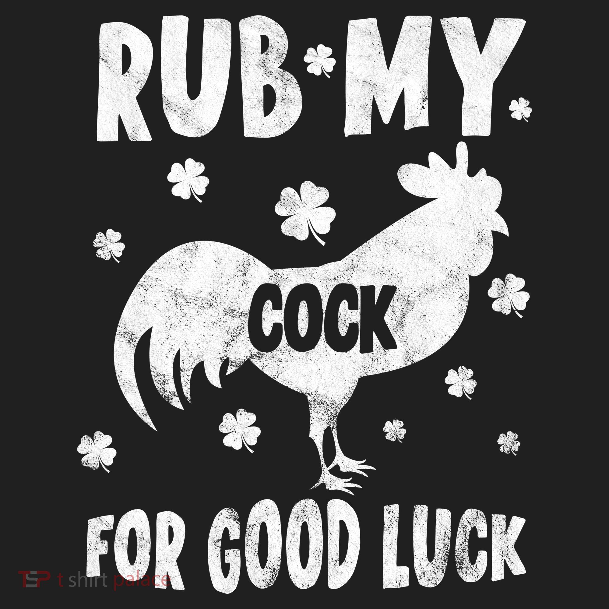Rub My Cock For Good Lucky Funny St Patrick's Day Sport-Tek Posi-UV Pro Polo