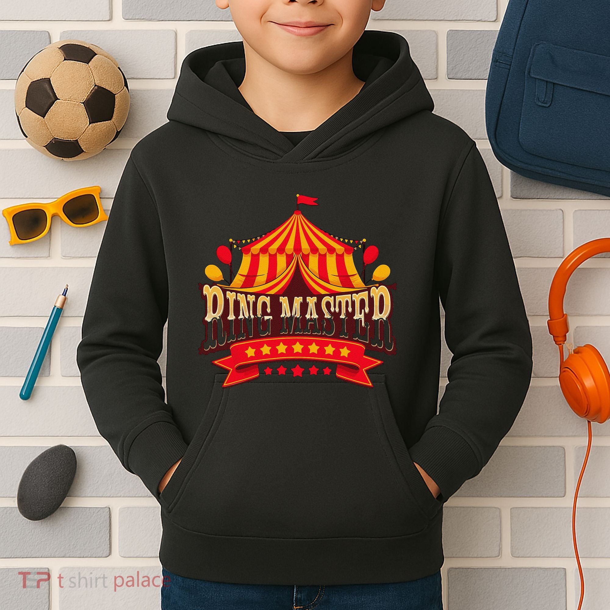Ring Master Circus Staff Carnival Party Kids Hoodie