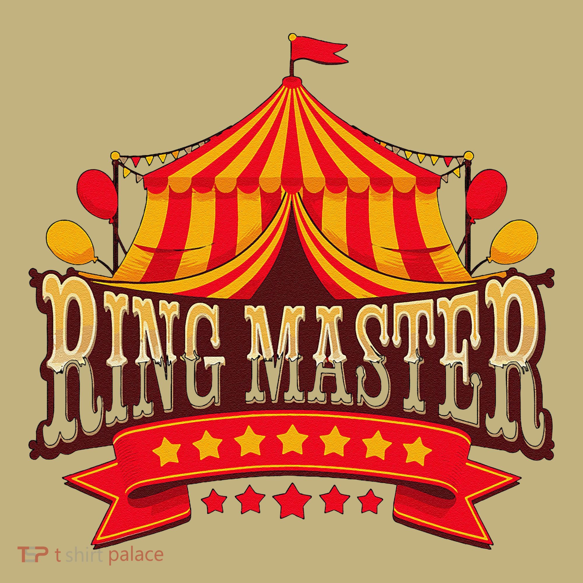 Ring Master Circus Staff Carnival Party Button
