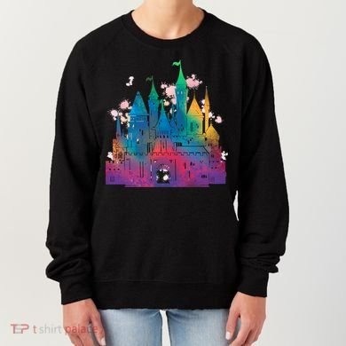 Rainbow Magical Castle Women's Sweatshirt