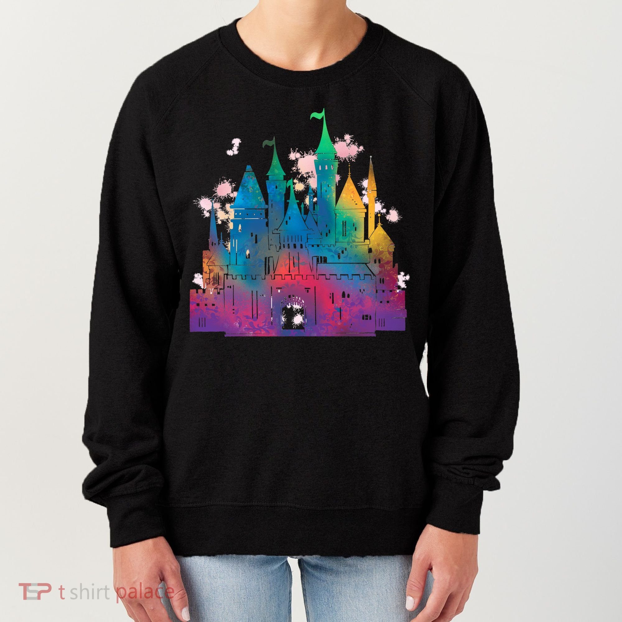 Rainbow Magical Castle Women's Sweatshirt