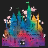Rainbow Magical Castle Women's Sweatshirt thumb 2