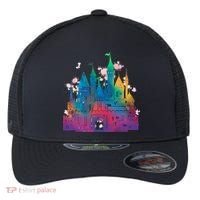 Rainbow Magical Castle Flexfit Unipanel Trucker Cap thumb 0