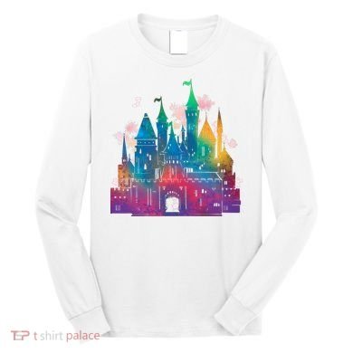 Rainbow Magical Castle Long Sleeve Shirt