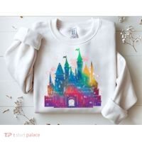 Rainbow Magical Castle Sweatshirt thumb 2