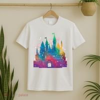 Rainbow Magical Castle T-Shirt thumb 2