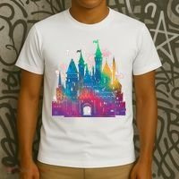 Rainbow Magical Castle T-Shirt thumb 3