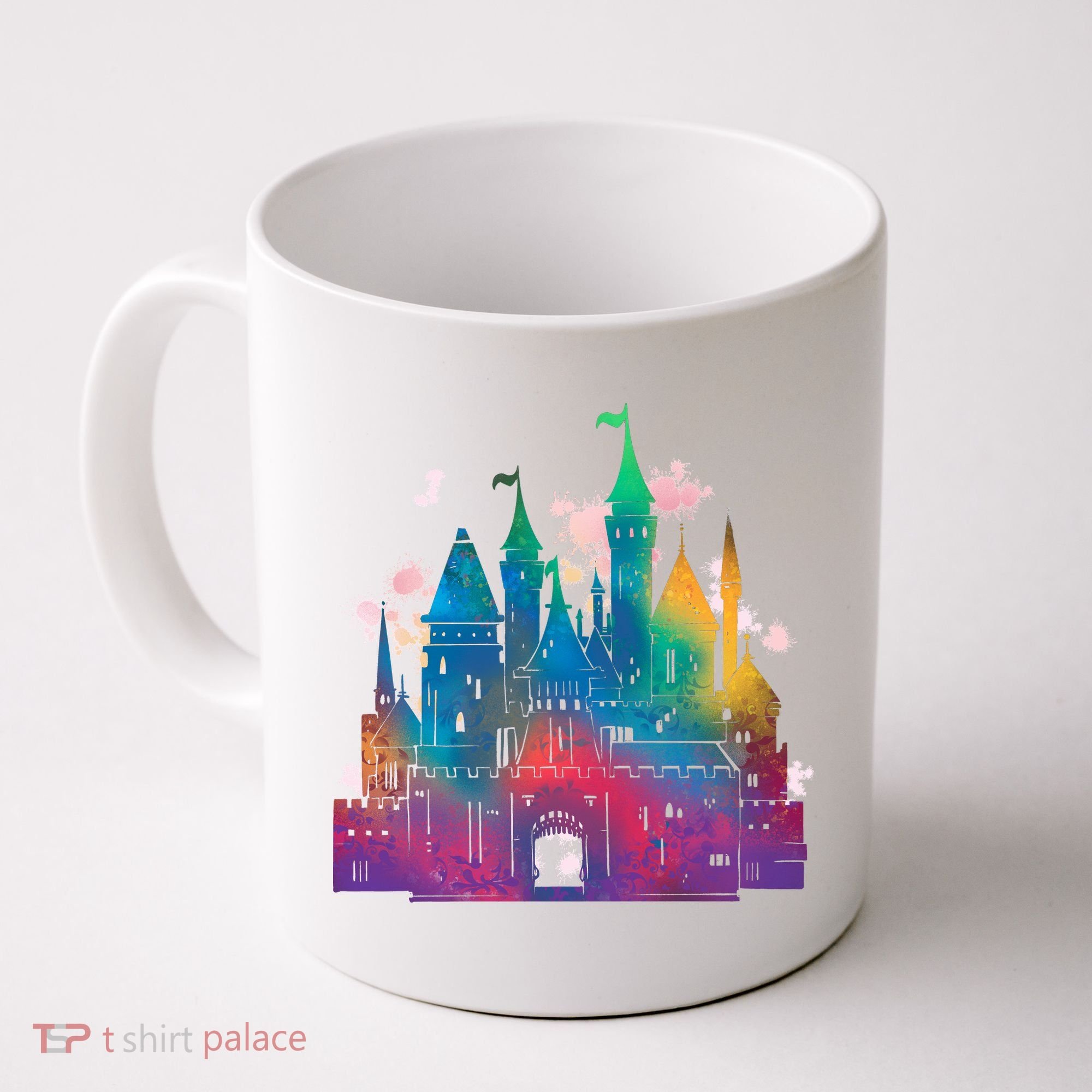 Rainbow Magical Castle Coffee Mug